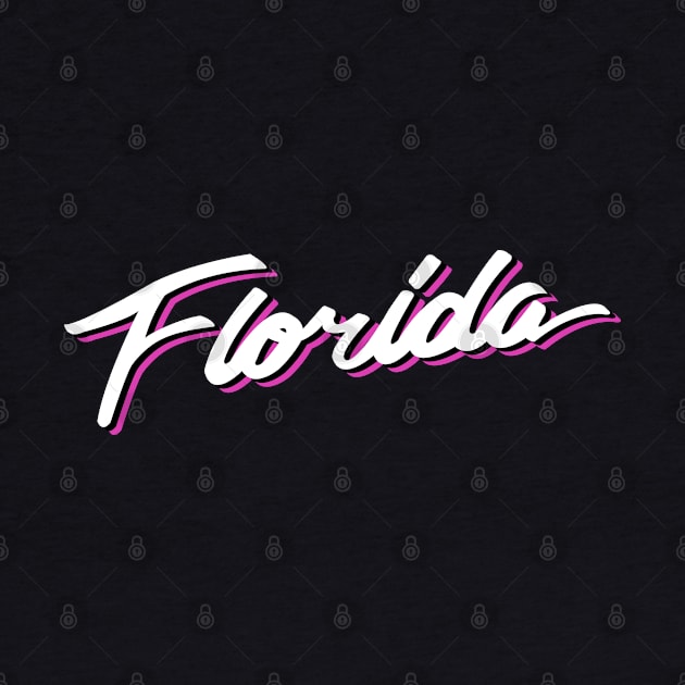 Florida Vice White by Fish & Cats Shop